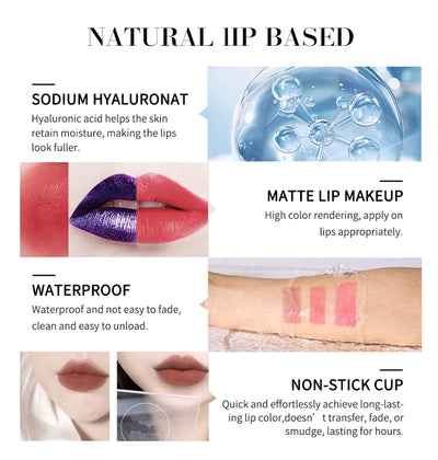 Long-lasting Waterproof Pink Lip Gloss Set - Smarsty