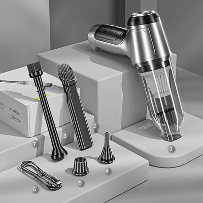 Brushless Car Vacuum Cleaner Cordless Handheld Auto Vacuum Home & Car Dual Use Mini Vacuum Cleaner with Builtin Battrery - Smarsty