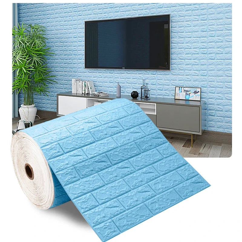 3D Foam Brick Wall Panels Self Adhesive Waterproof Decor - Smarsty