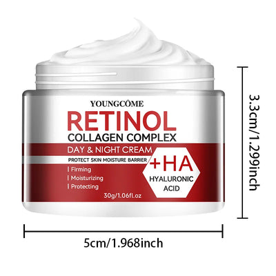 Retinol Collagen Facial Care Moisturizing Cream Deep Hydration  Suitable for dry Aging Face Cream Moisturizing Skin Repair - Smarsty