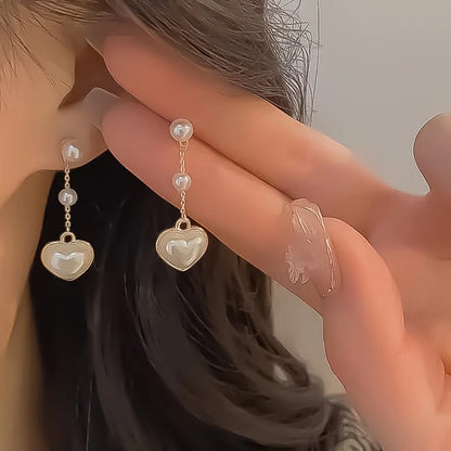 Fashion Pearl Drop Earrings for Women Cute Bridal Jewelry 2024 - Smarsty