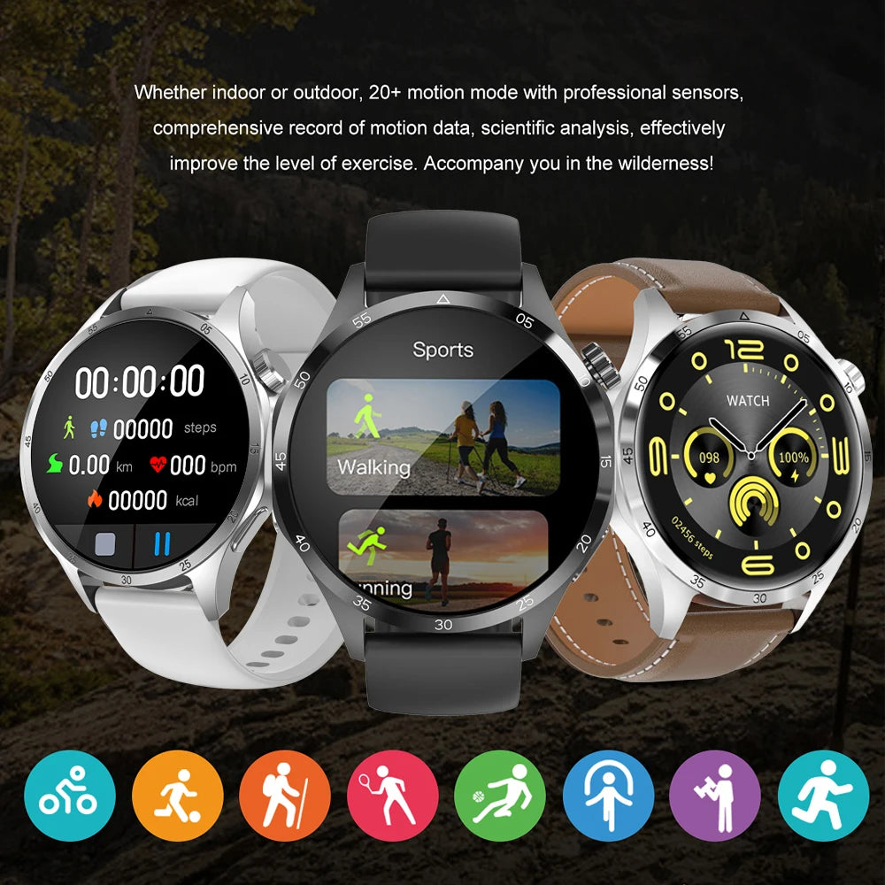GT5 Pro GPS Smartwatch with AMOLED Screen and Heart Rate Monitoring - Smarsty