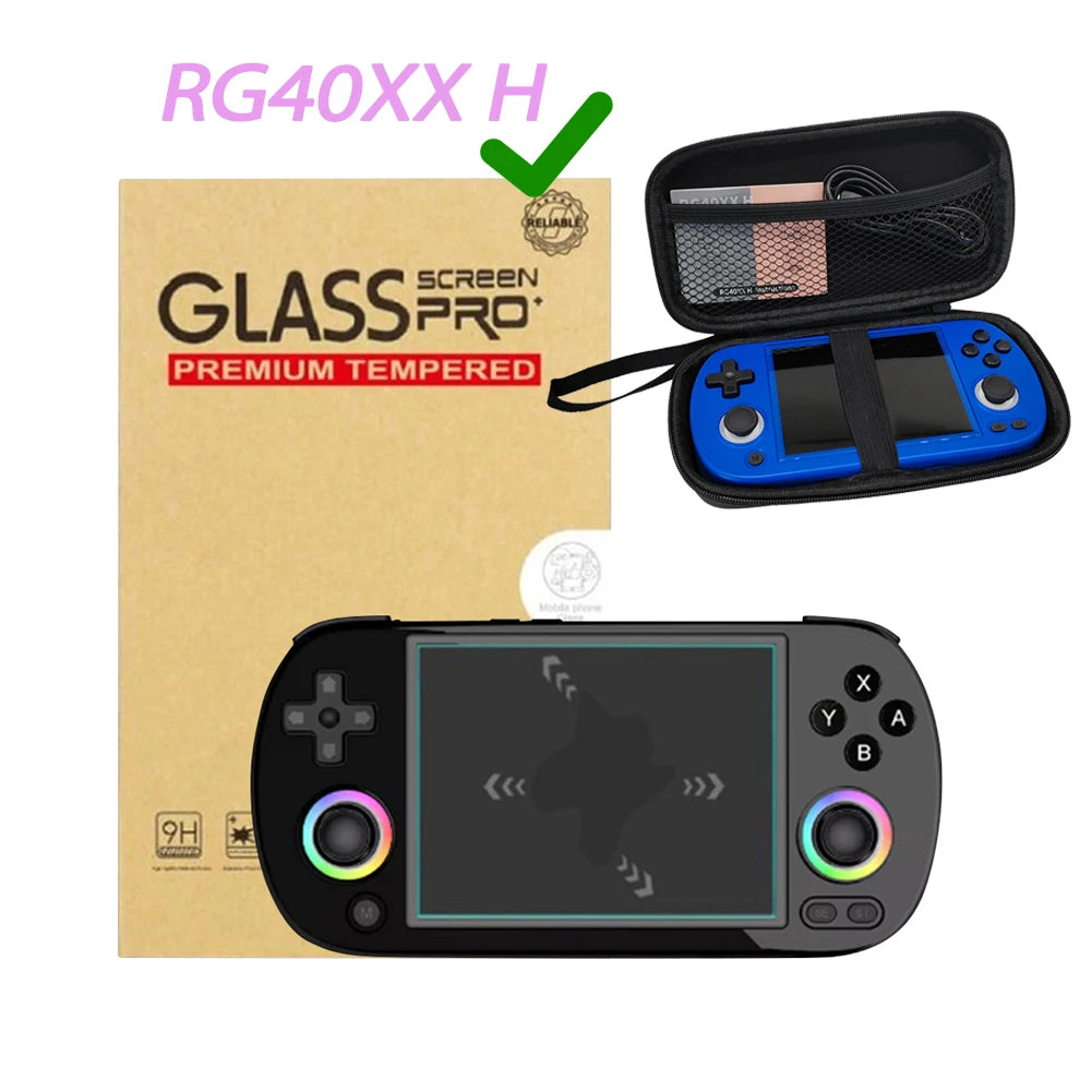 Anbernic RG40XX H Carrying Case with Screen Protector - Smarsty