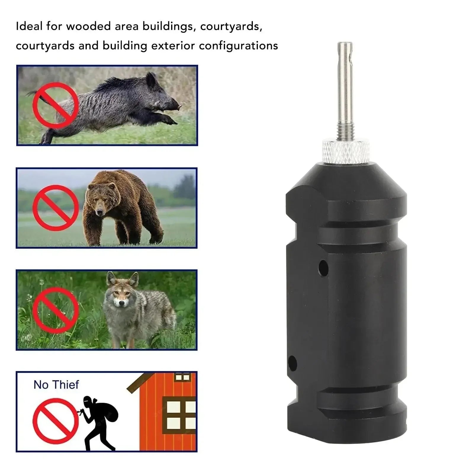 Reusable Perimeter Safety Alarm – 360 Degree Induction Trigger Warning System for Camping Security