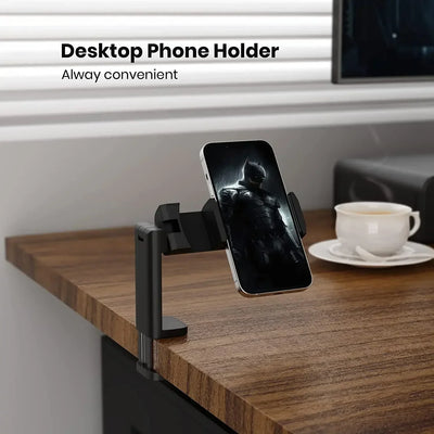 Mobile Phone Holder Portable Travel Holder Desktop Flight Folding Rotatable Selfie Stand for Watching Dramas and Learning Dishes - Smarsty