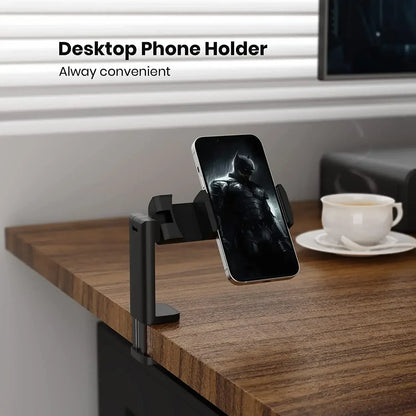 Mobile Phone Holder Portable Travel Holder Desktop Flight Folding Rotatable Selfie Stand for Watching Dramas and Learning Dishes - Smarsty