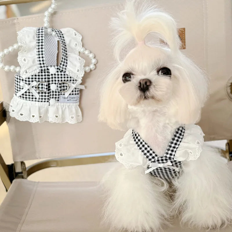 Lace Summer Harness Vest for Small Dogs - Smarsty
