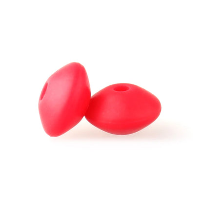 Silicone Beads 12mm Lentil Focal Beads Non Toxic Diy Set - Smarsty