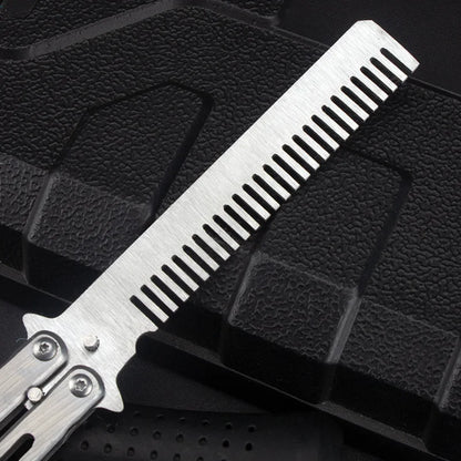 Stainless Steel Folding Butterfly Comb for Hair Training - Smarsty