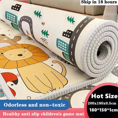 5 sizes to choose Baby Crawling Play Mats Non-toxic High-quality EPE Baby Activity Gym Carpet Baby Game Children's Safety Rug by Smarsty