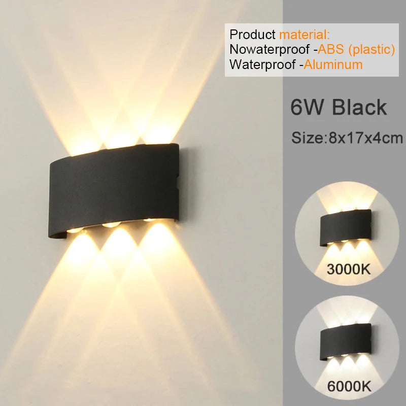Modern LED Wall Sconces for Indoor Outdoor Lighting - Smarsty