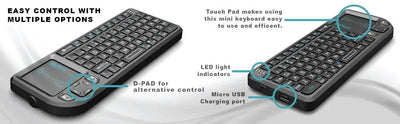 Mini Wireless Keyboard With Touchpad For Android TV Box - Smarsty