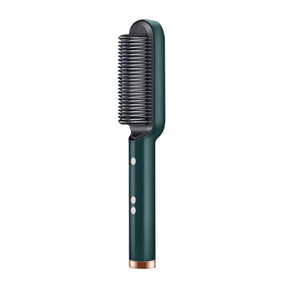 Electric Hair Straightener Brush Fast Heating Ceramic Design - Smarsty