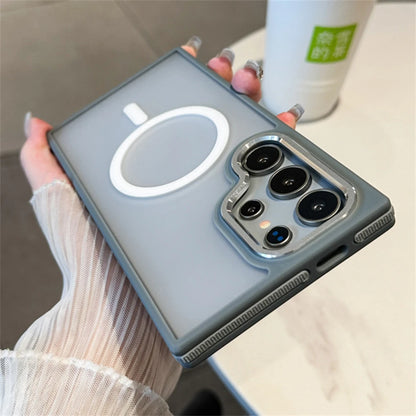 Luxury Matte Magnetic Case Galaxy S24 S23 MagSafe Shield - Smarsty