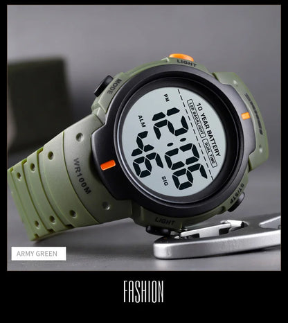 Waterproof Digital Sport Watch with 10 Year Battery Life - Smarsty