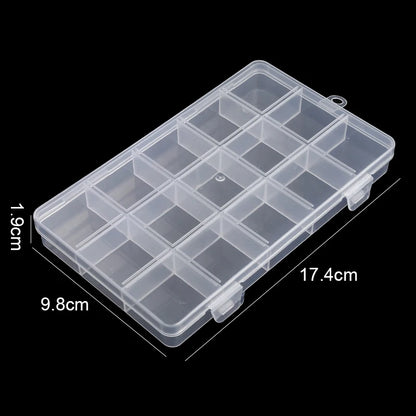 Clear Plastic Jewelry Organizer Box for Easy Storage - Smarsty