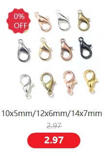 Stainless Steel Jump Rings Gold Color Nickel Free Set - Smarsty