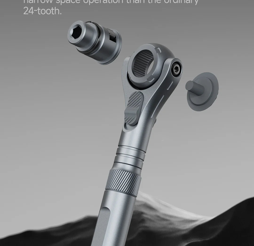 VMAN 40-in-1 Multi-Function Ratchet Screwdriver Kit with Magnetic Bits – Mini Repair Tool Set for PC, iPhone & Home Use