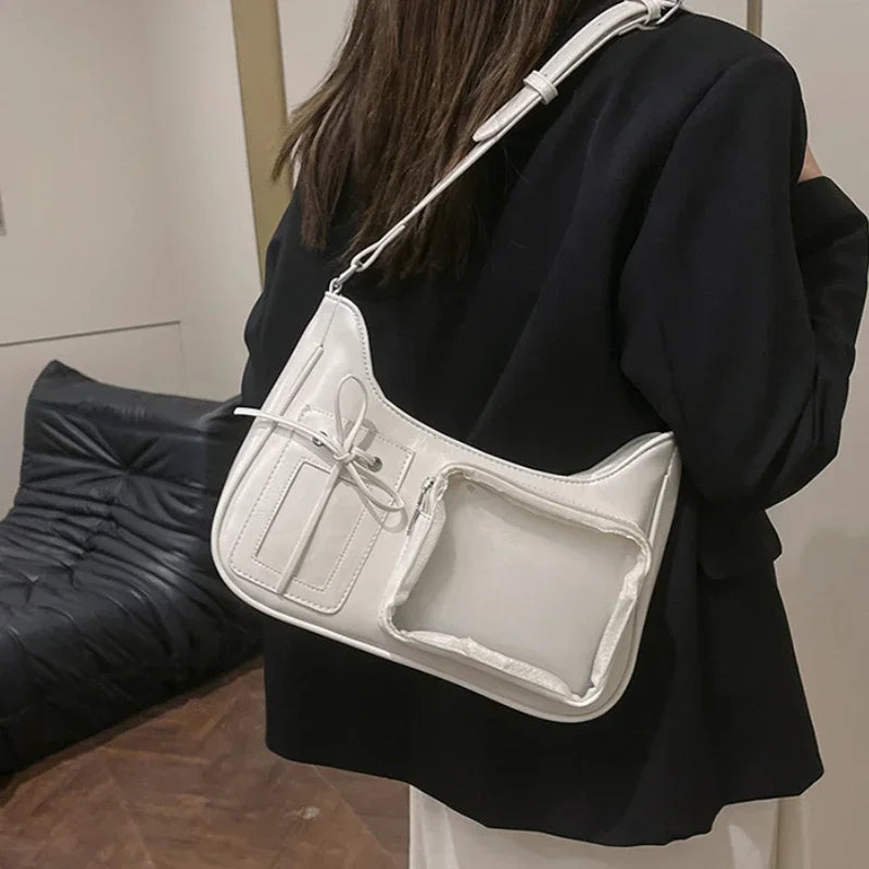 Y2K Harajuku Transparent Ita Bag Crossbody Purse For Women - Smarsty