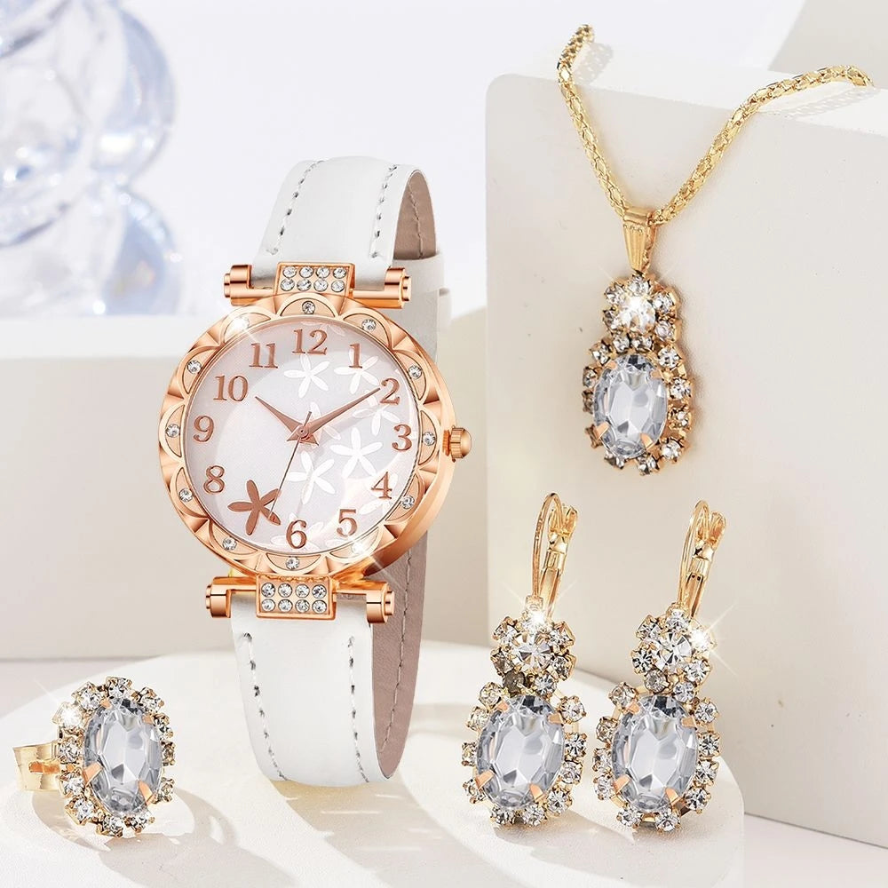 Luxury Rhinestone Women Watches Set for Elegant Style - Smarsty
