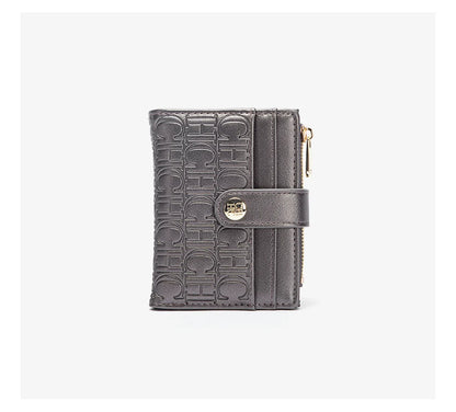 CH Women's Wallet Premium Sense Fashion Women's Card Bag Temperament Convenient Carrying Women's Small Bag Elegant High Quality - Smarsty
