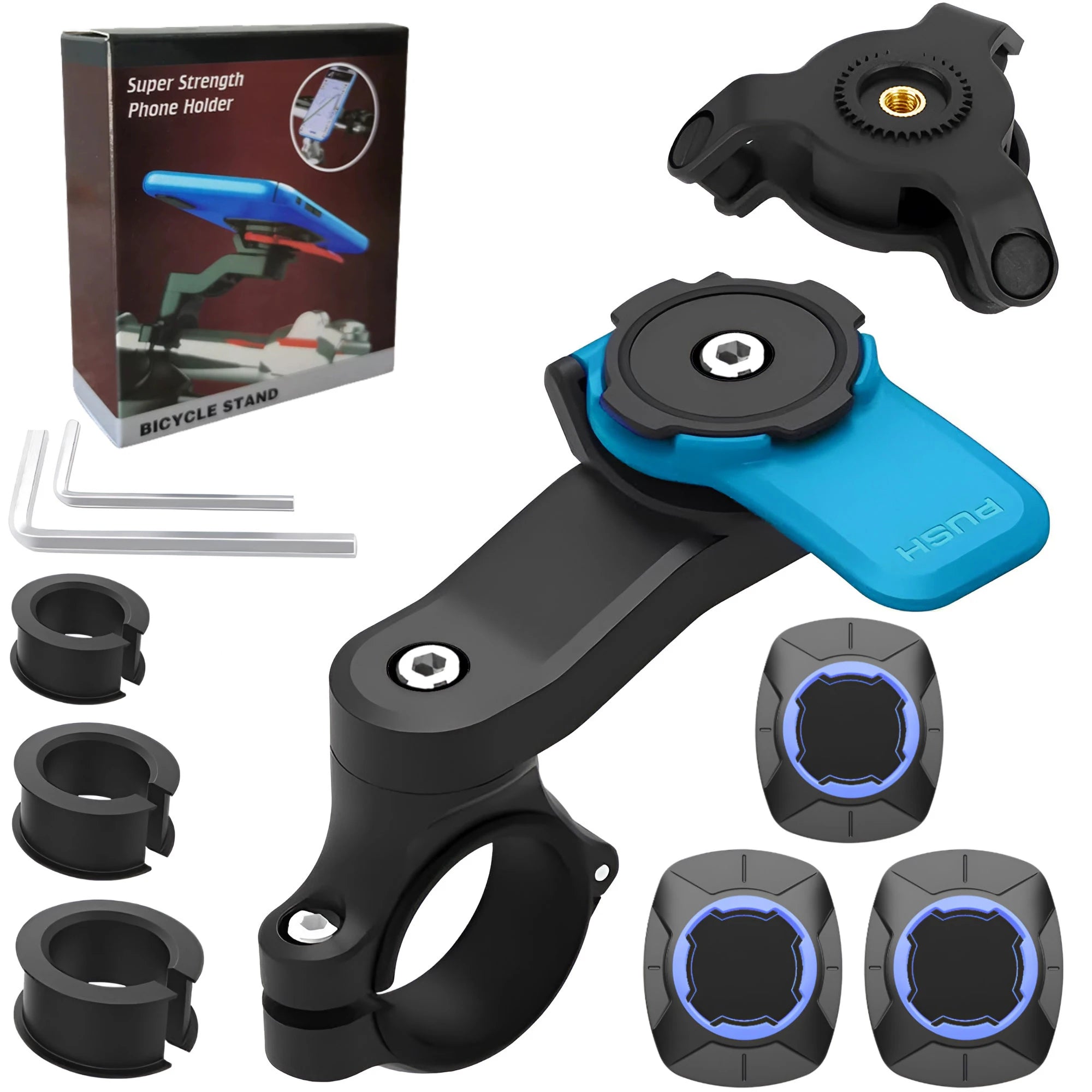 Universal Bike Phone Mount With Vibration Dampener - Smarsty