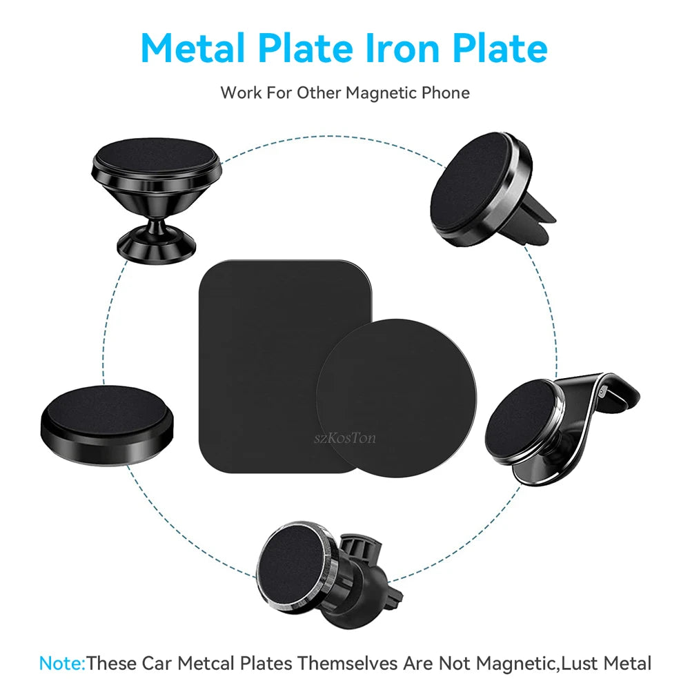 Magnetic Car Phone Holder Metal Plate For Smartphone - Smarsty