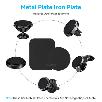Magnetic Car Phone Holder Metal Plate For Smartphone - Smarsty