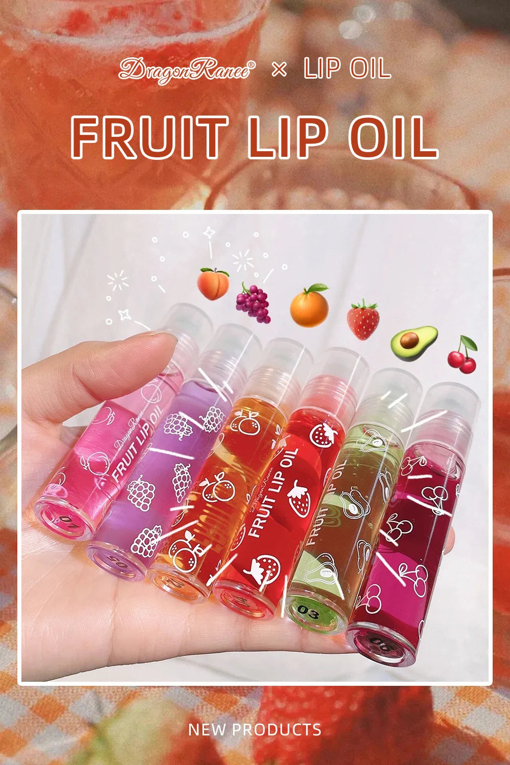 Hydrating Avocado Lip Oil Roller for Moisturized Lips - Smarsty
