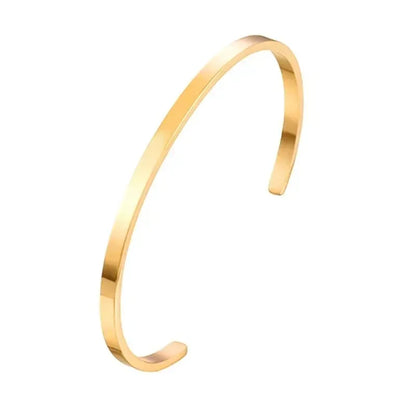 Twisted Stainless Steel Cuff Bracelet Durable Fashion Jewelry - Smarsty