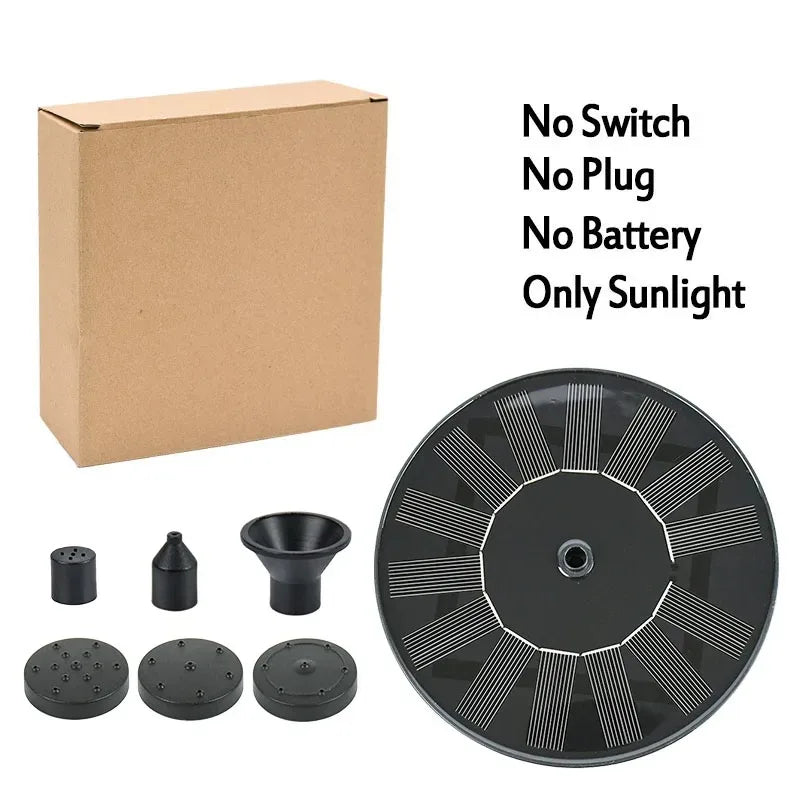 Solar Powered Fountain for Outdoor Garden Decoration - Smarsty