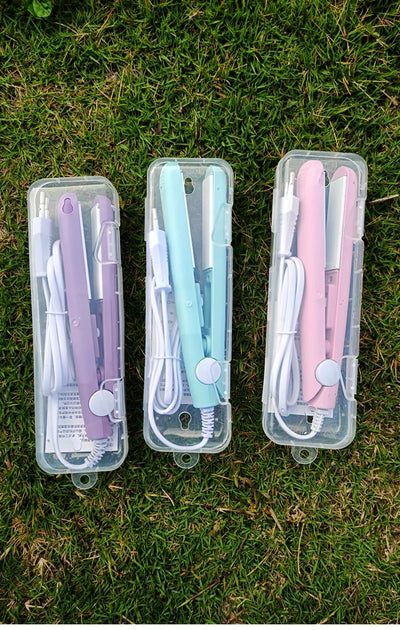Mini Ceramic Hair Straightener and Curler for Quick Styling - Smarsty