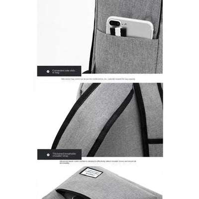 Trendy Men's Minimalist Backpack Versatile Backpack Large Capacity School Student Computer Travel Bag Washable Unisex Backpack - Smarsty