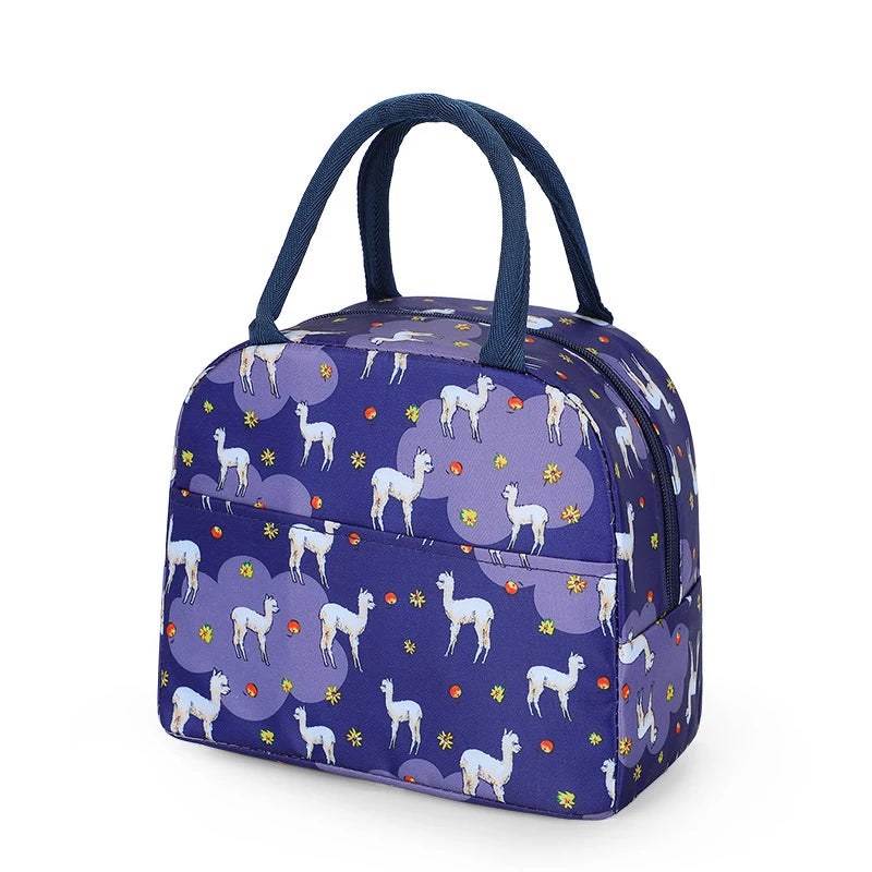 Cartoon Insulated Lunch Bag With Thermal Tote For Picnics - Smarsty
