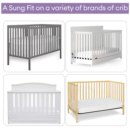Waterproof Crib Mattress Protector with Breathable Cotton Comfort - Smarsty