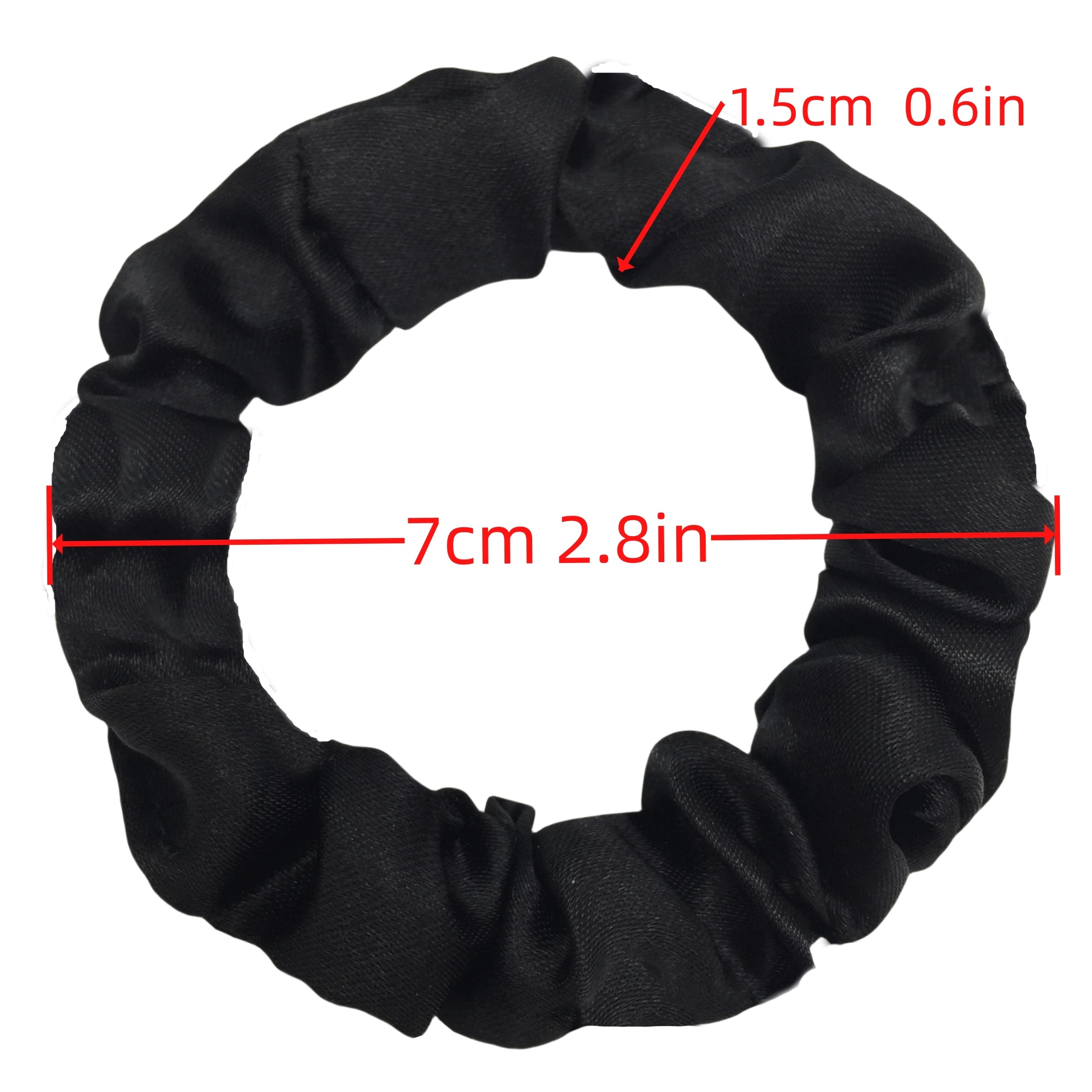 Silk Satin Scrunchies Set Gentle No Damage Hair Ties - Smarsty