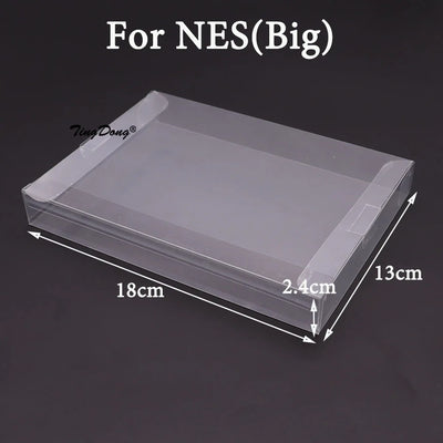 10PCS Clear Game Cartridge Box Protectors for Nintendo - Smarsty