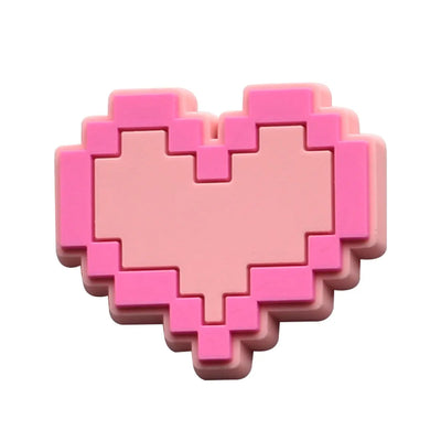 Hot Sales 1Pcs Pink Shoe Charms for Crocs Accessories Pin Shoe Wristband Croc Decorations Buckle Girls Women Party Gifts - Smarsty