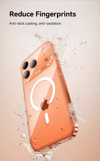 Magnetic Clear Case For iPhone Anti Yellowing - Smarsty