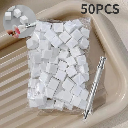 50Pcs Nail Art Sponge Set for Perfect Gradients - Smarsty