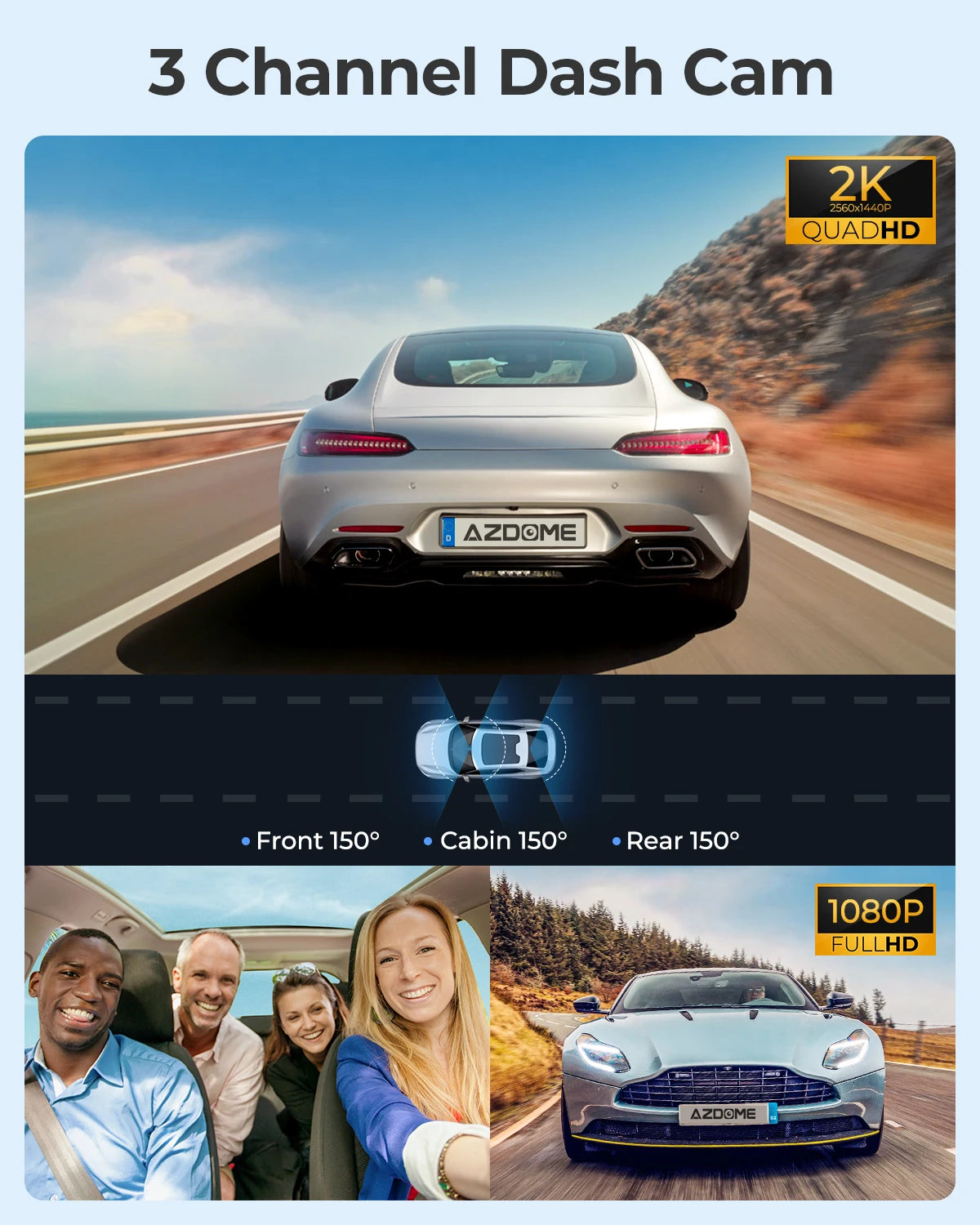 4K Dash Cam With GPS And Superior Night Vision Parking - Smarsty