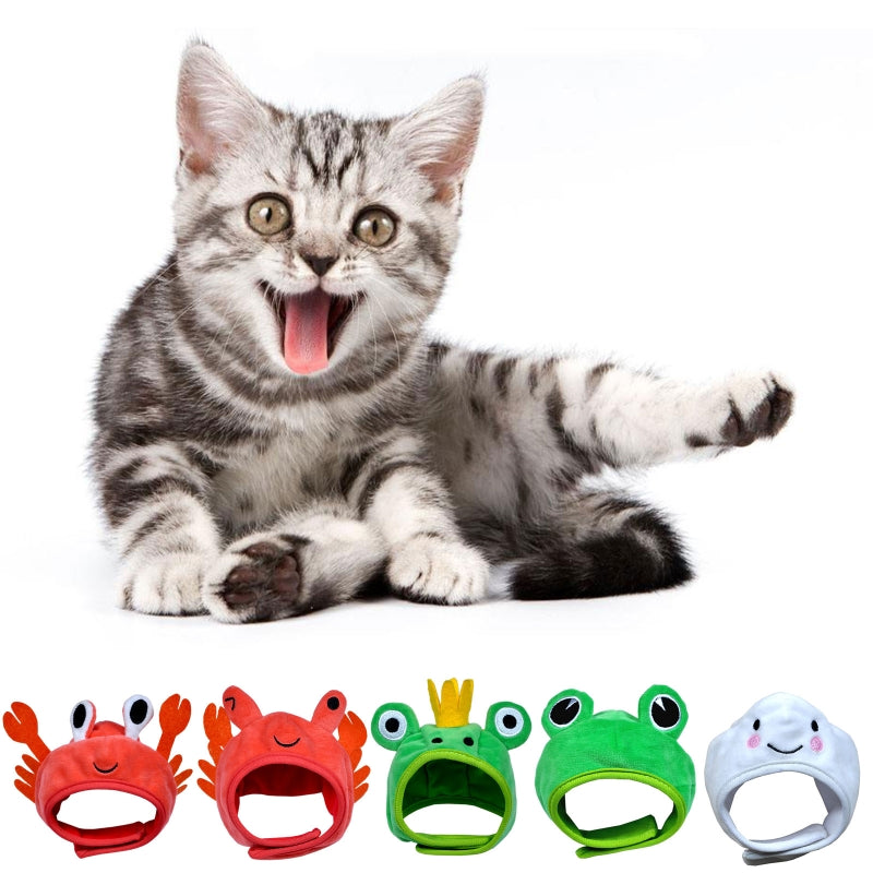 Frog Ear Warmer Hat for Pets Plush Costume Accessory - Smarsty