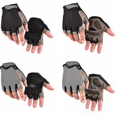 Breathable Anti Slip Half Finger Cycling Gloves for Men and Women - Smarsty