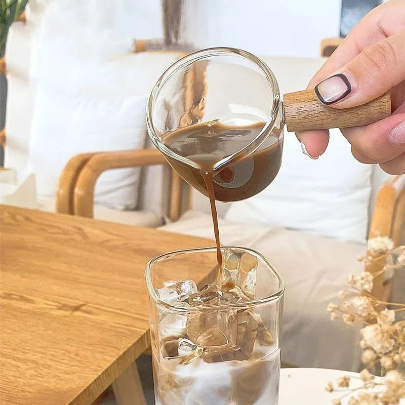Square Heat Resistant Glass Coffee Cup With Lid - Smarsty