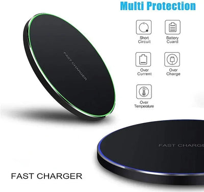 300W Wireless Charger For iPhone 16 15 14 13 Pro Max Induction Fast Charging Pad Dock Station For Samsung S23 S22 Xiaomi Huawei - Smarsty