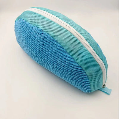 1/2/4PCS Shoe Washing Machine Bag with Liquid Shoe Brush Set Durable Laundry Shoe Bag and Soft Bristle Clean Brush for All Shoes - Smarsty