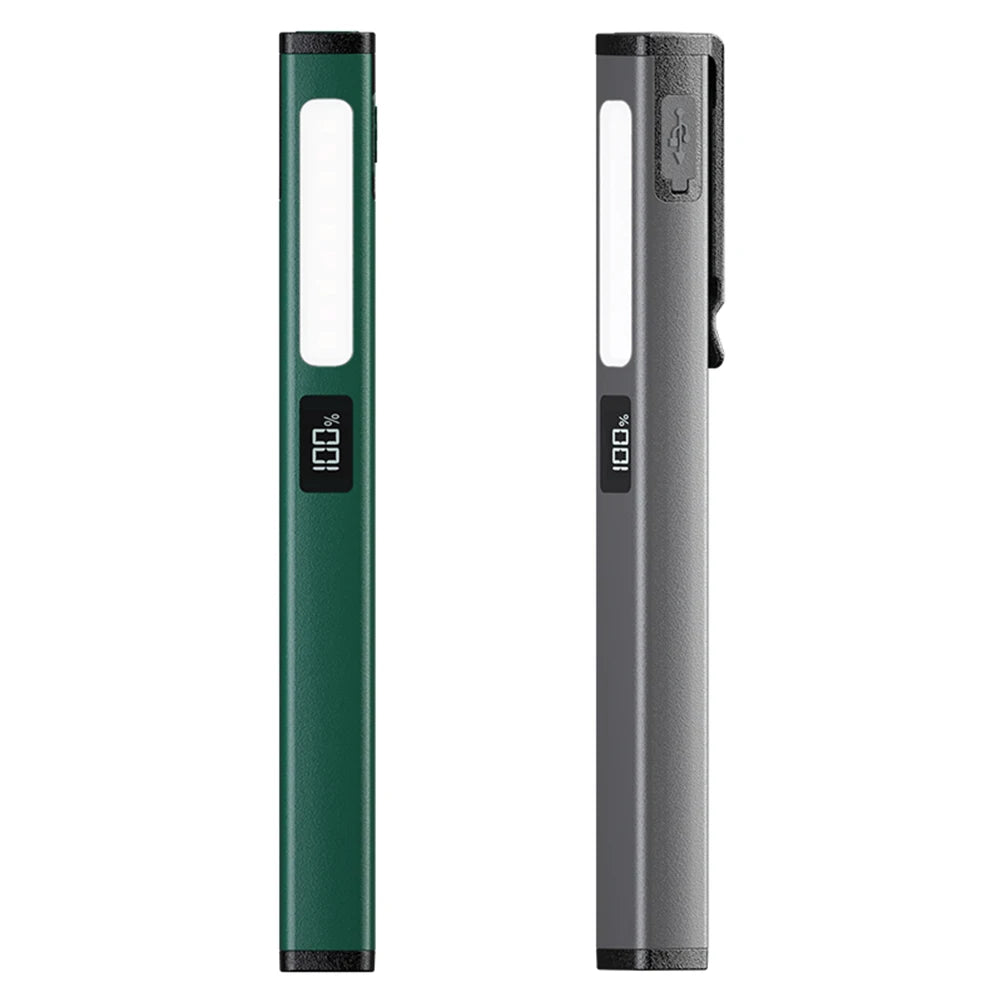 LED+SMD Mini Nursing Flashlight with Pen Clip Medical Pen Pupil Lamp Waterproof Pocket Penlight Torch 400mAh for Nursing Student
