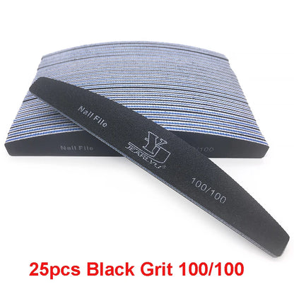 Professional Nail File Set with 5 Colors and Multiple Grits - Smarsty