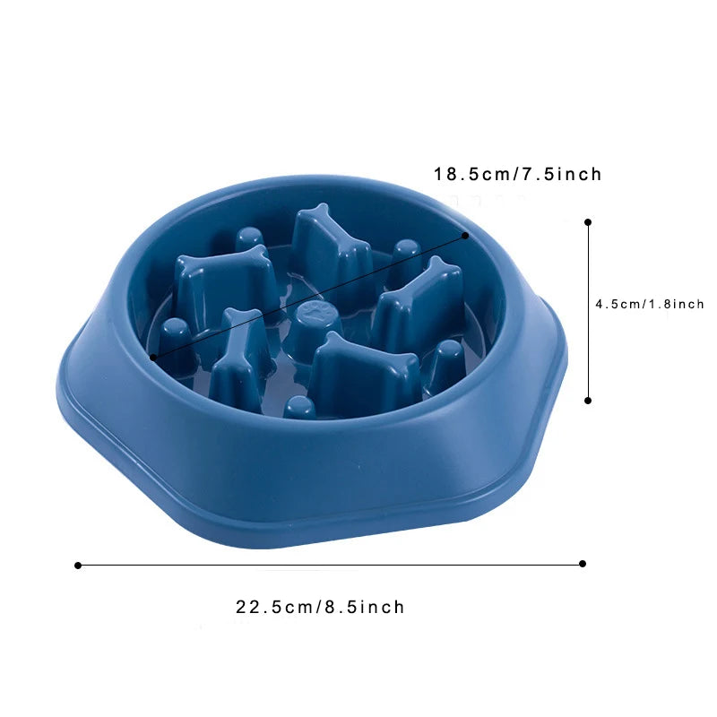 Slow Feeder Dog Bowl for Healthy Eating - Smarsty
