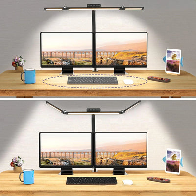 LED Desk Lamp with Stepless Dimming and Adjustable Brightness - Smarsty